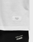 Comme des Garçons Homme TEE White Mens Shortsleefe