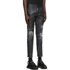 Dsquared2 Black Icon Wax Skater Jeans