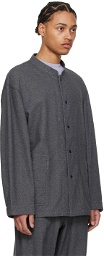 nanamica Gray Stand Collar Jacket