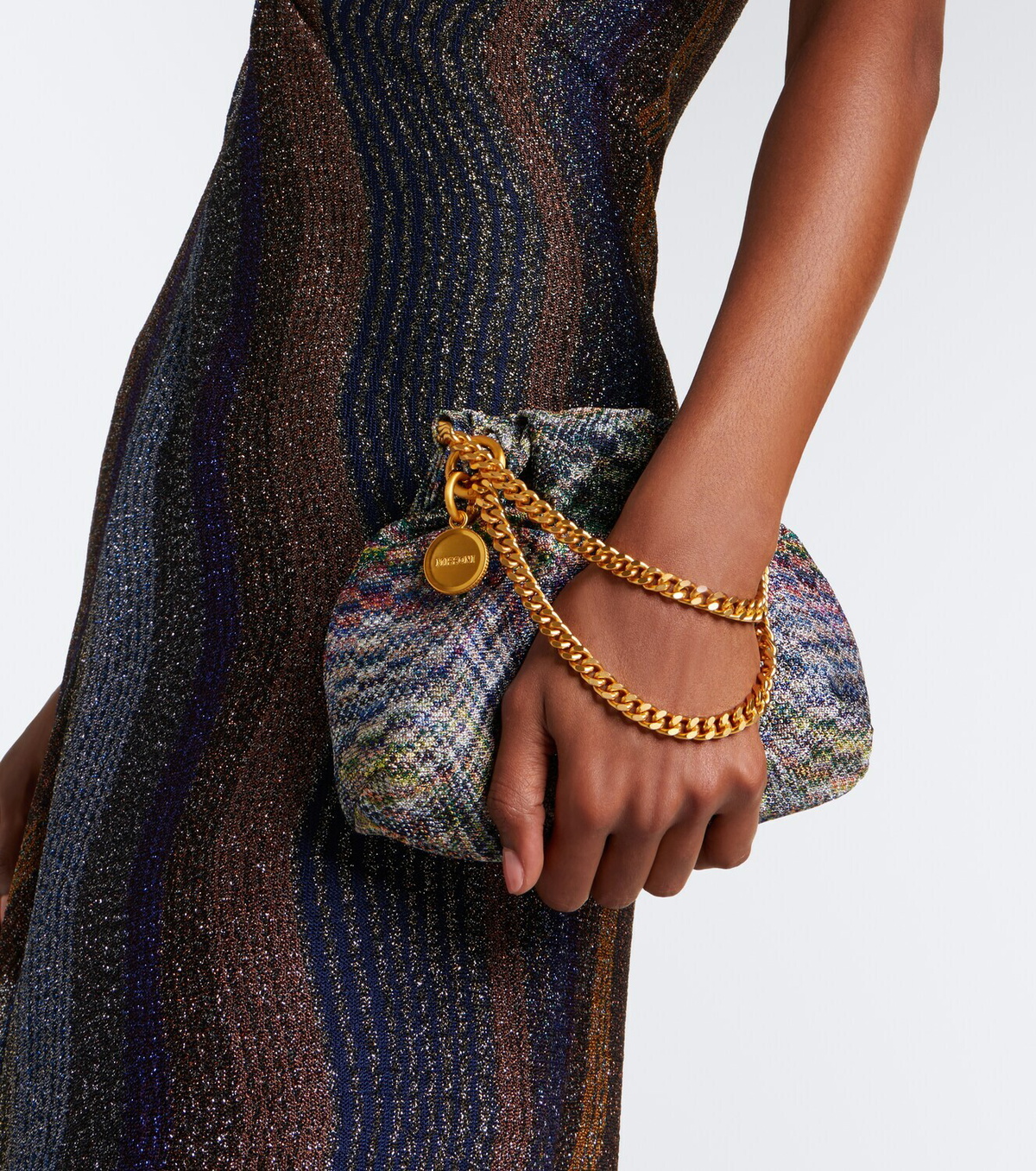 Missoni Mini knitted top-handle bag