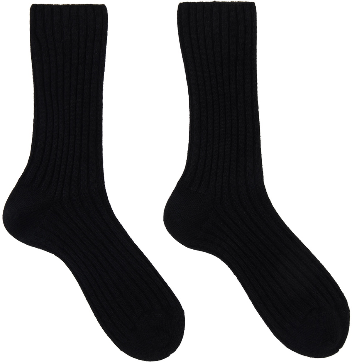 The Row Black Calf Socks The Row
