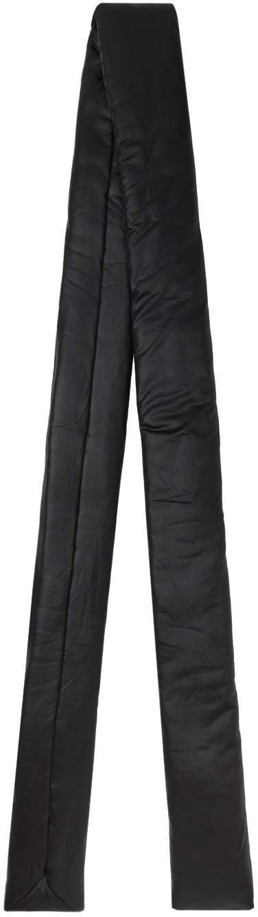 Rick Owens Lilies Black Mini Glossy Stole Rick Owens Lilies