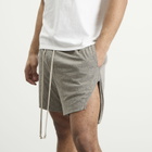 Rick Owens Men's Melange Boxer Shorts in Grey Melange