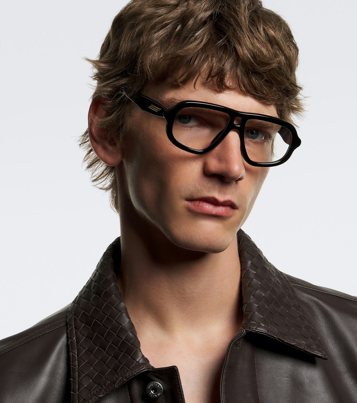 Bottega Veneta Aviator glasses