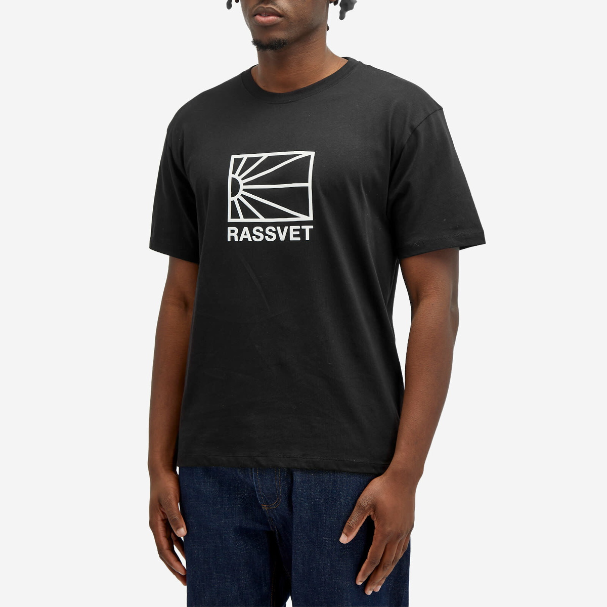 PACCBET Men's Big Logo T-Shirt in Black
