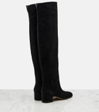 Gianvito Rossi Suede knee-high boots
