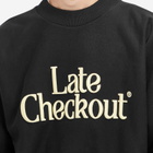 Late Checkout Men's LC Logo Crew Sweat in Black