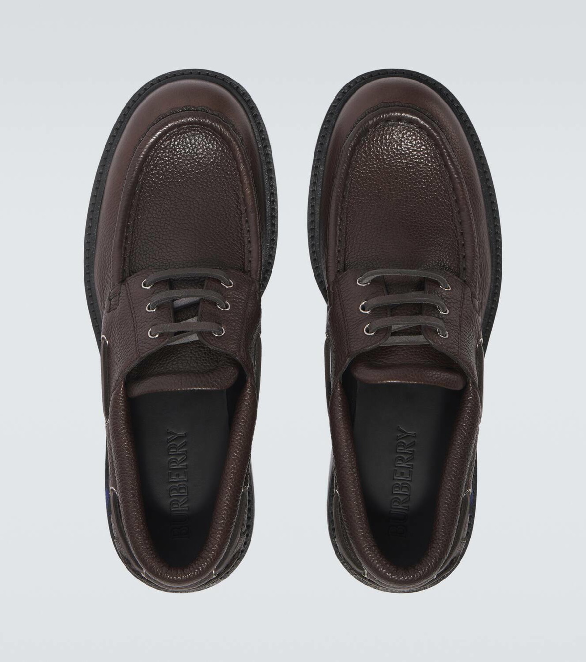Burberry Leather boat shoes