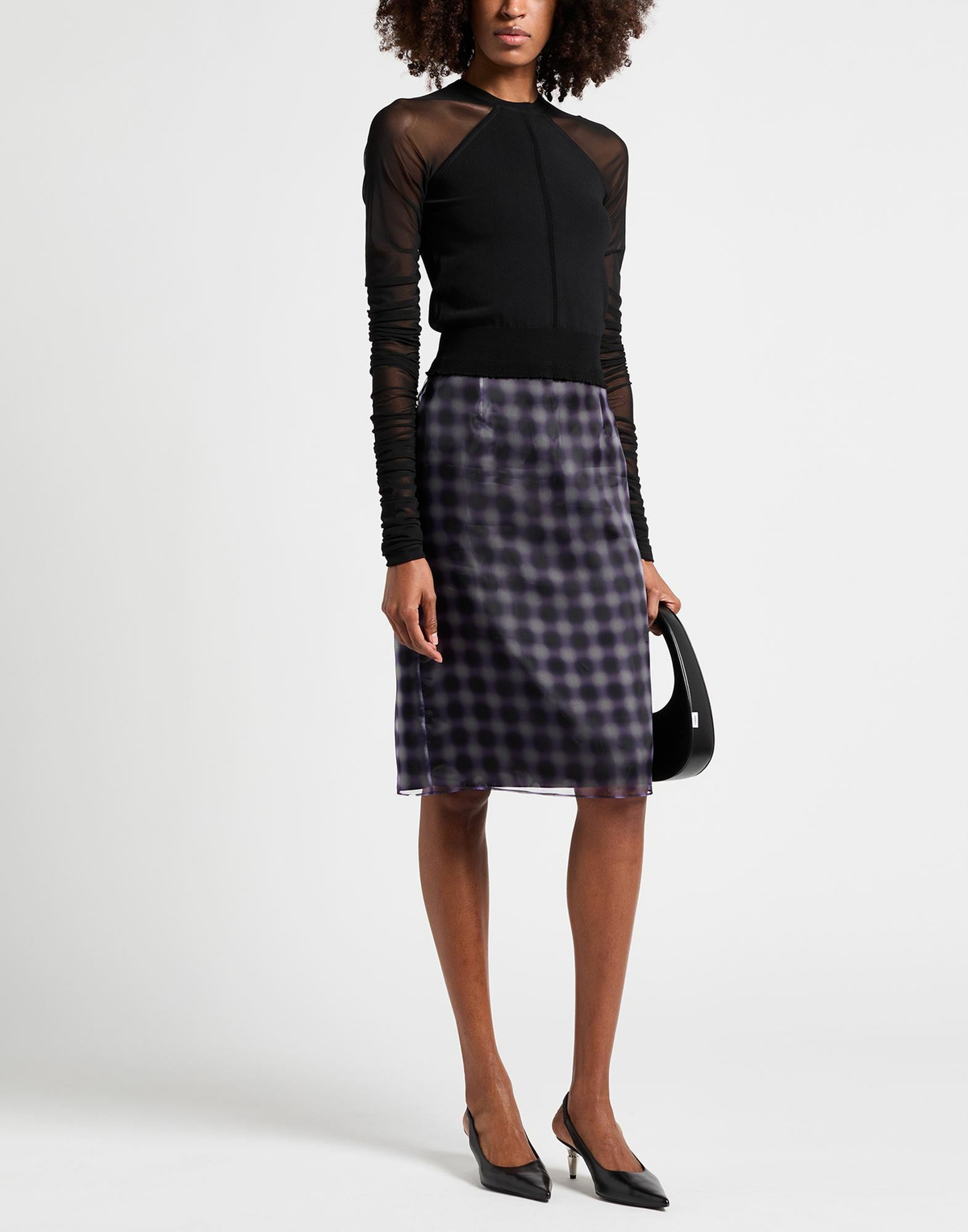 16arlington Womens Midi skirt in Purple