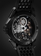 Jacob & Co. - Epic X Limited Edition Hand-Wound Skeleton 44mm Titanium and Rubber Watch, Ref. No. EX110.21.AA.AF