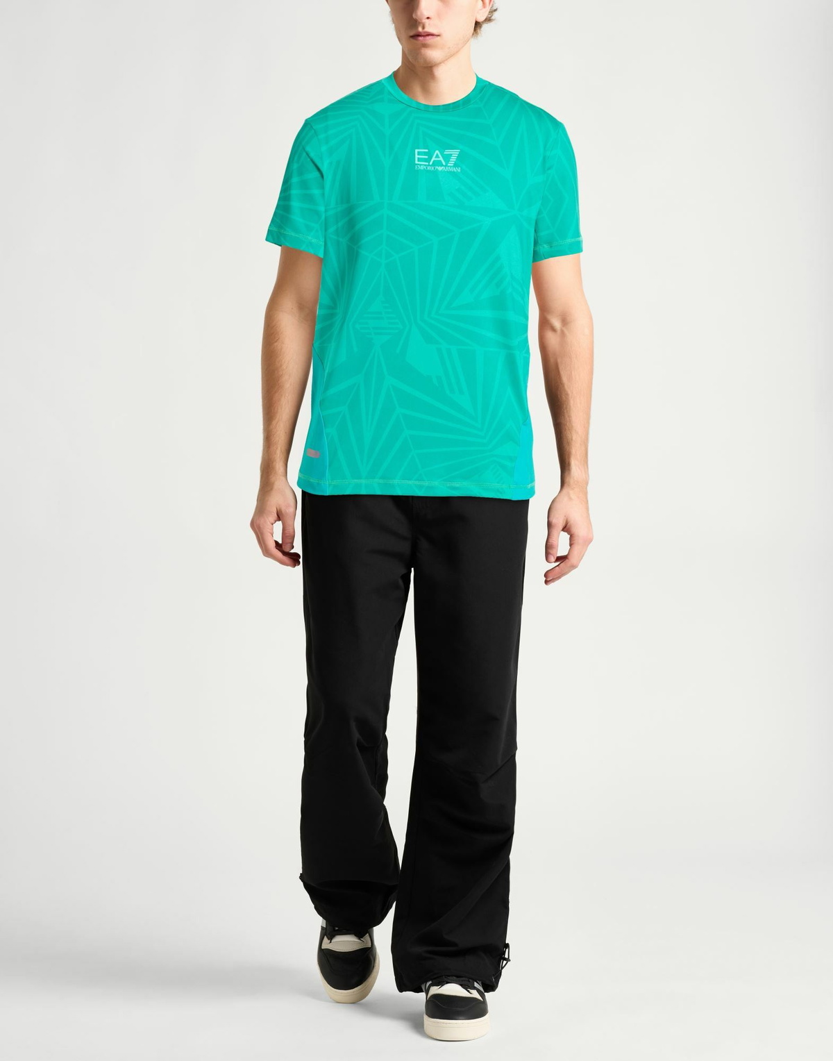 Ea7 Mens T-shirt Emerald in Green