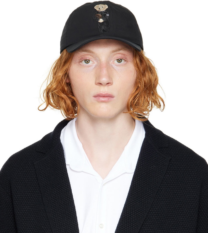 Photo: Ralph Lauren Purple Label Black Polo Bear Cap