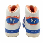 Adidas Attitude Hi-Top 'NY Islanders' Sneakers in White Tint/Team Royal Blue