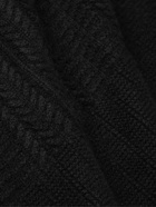 RRL - Slim-Fit Textured Cashmere Rollneck Sweater - Black