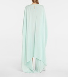 Alaïa Silk georgette kaftan maxi dress