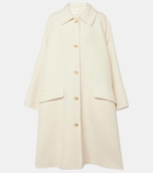 The Row Garth oversized cashmere and silk coat