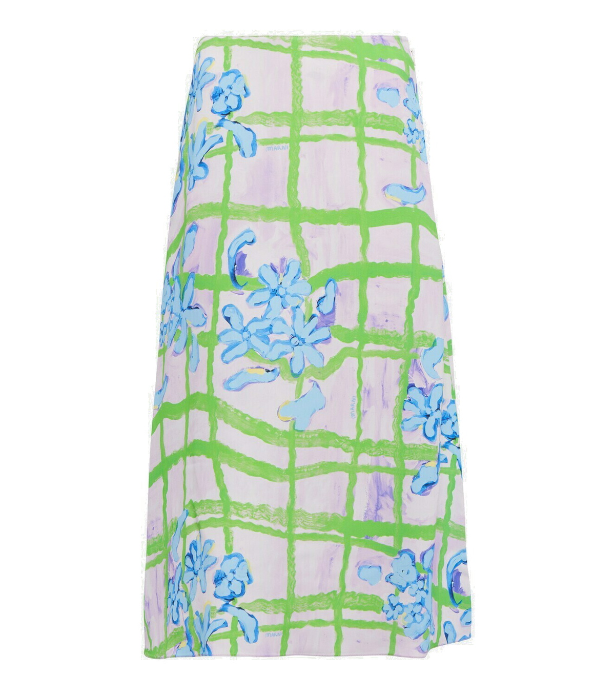 MARNI SATIN SKIRT