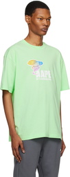 AAPE by A Bathing Ape Green Moonface T-Shirt