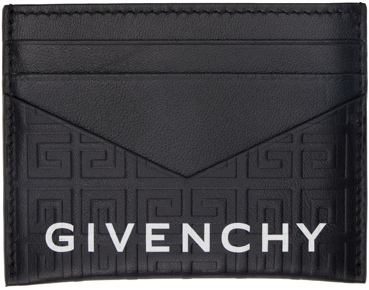 Photo: Givenchy Black G-Cut 4G Card Holder