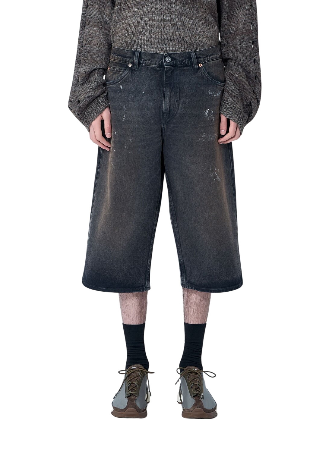 OUR LEGACY Black Tuxedo Capri Trousers Our Legacy