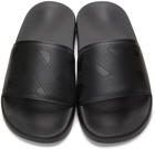 Burberry Leather Perforated Monogram Slides