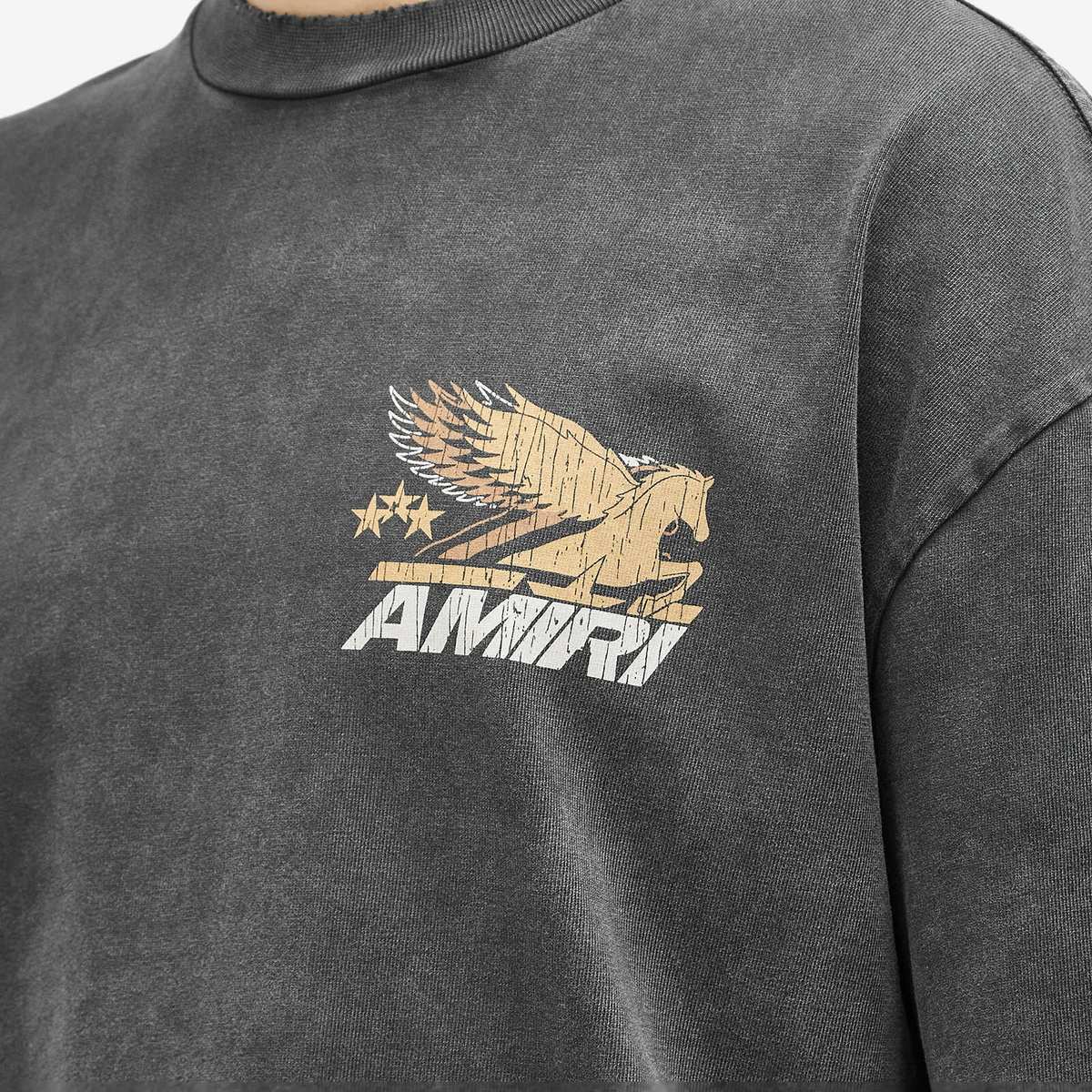 AMIRI Men's Vintage Pegasus T-Shirt in Black Amiri