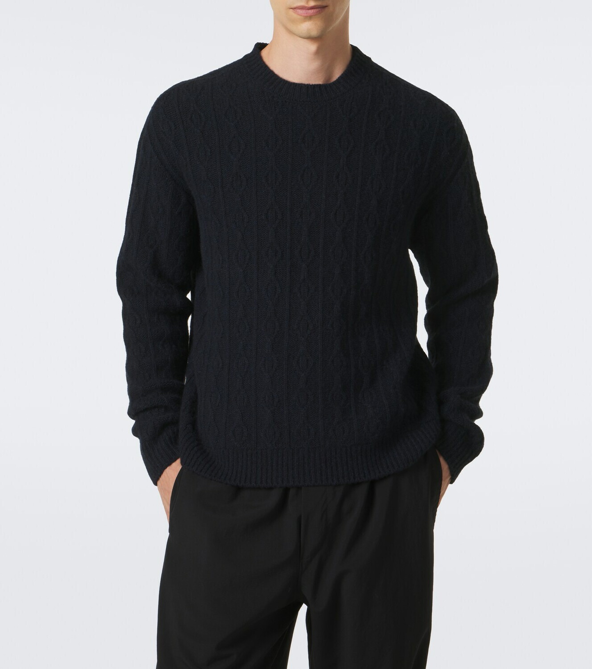 The Row Nanni cable-knit cashmere sweater