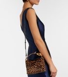 Erdem Bloom Mini calf hair top-handle bag