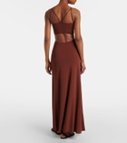Eres Saba cutout jersey maxi dress