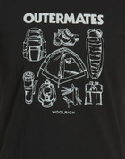 Woolrich Mens T-shirt in Black