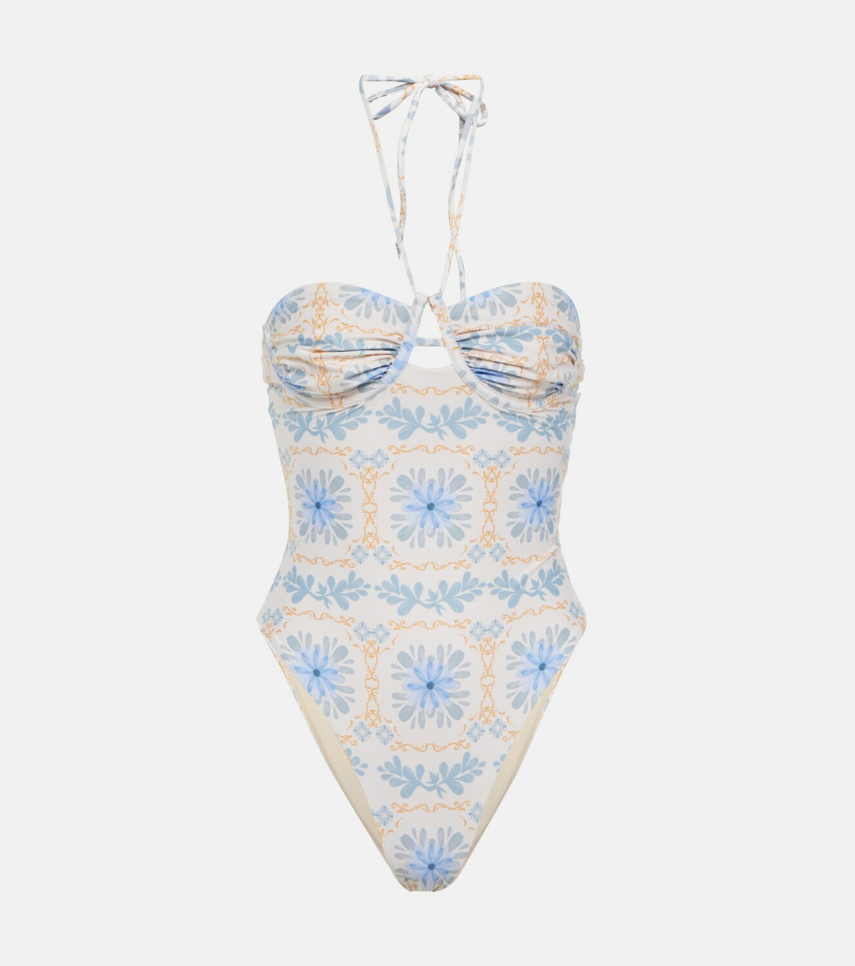 Azul floral swimsuit in multicoloured - Agua By Agua Bendita