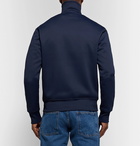 AMI - Slim-Fit Colour-Block Tech-Jersey Track Jacket - Men - Blue