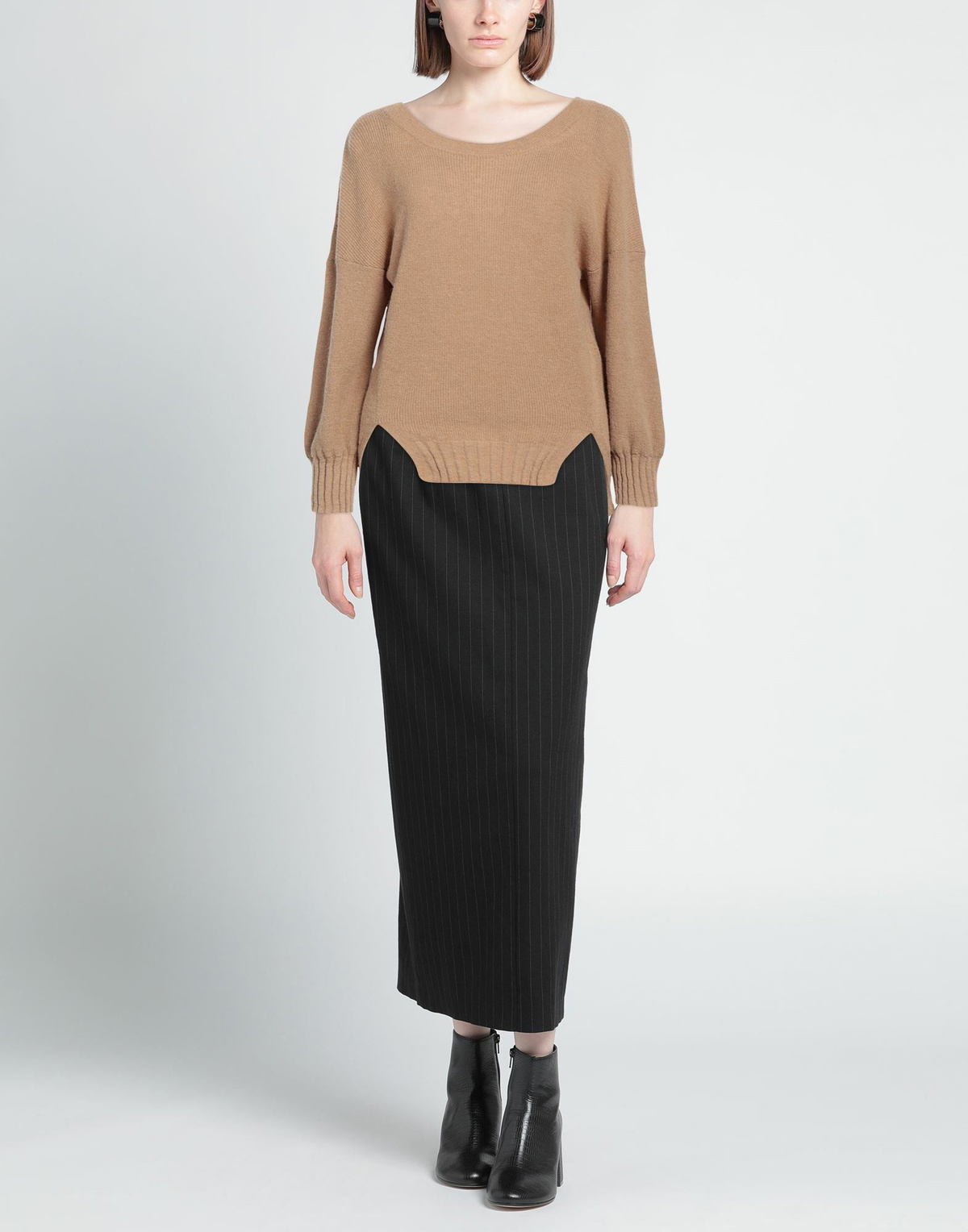 Manila Grace Womens Sweater Camel