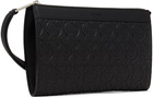 Ferragamo Black Travel Document Holder