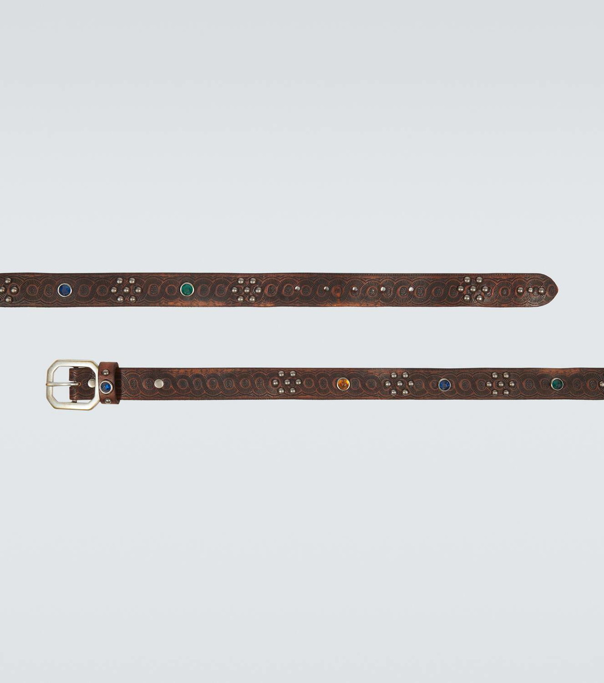 RRL Rasco embellished leather belt RRL