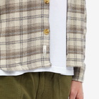 Foret Men's Buzz Check Overshirt in Khaki Check