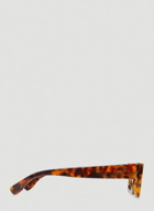 Colpo Spotted Havana Sunglasses in Brown