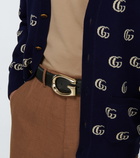 Gucci - G buckle leather belt