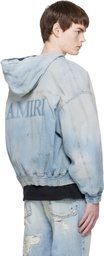 AMIRI Blue MA Zip Denim Jacket