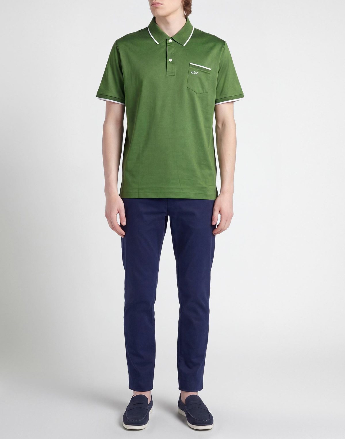 Paul & Shark Mens Polo shirt in Green