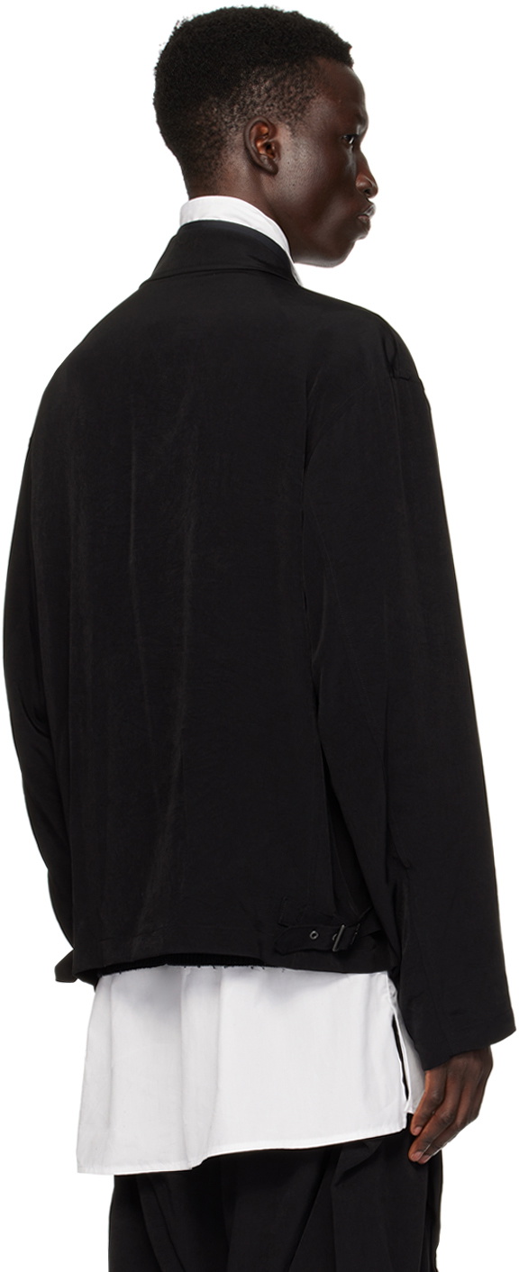 YOHJI YAMAMOTO Black Zip Jacket