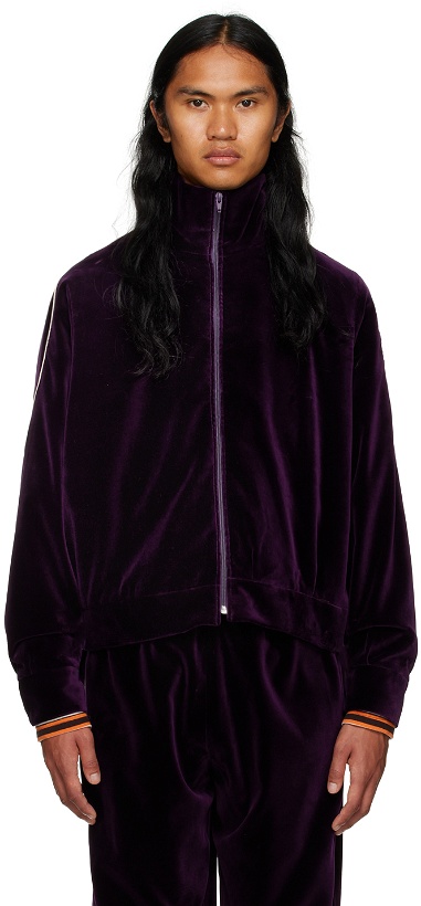 Photo: Camiel Fortgens Purple Piped Track Jacket
