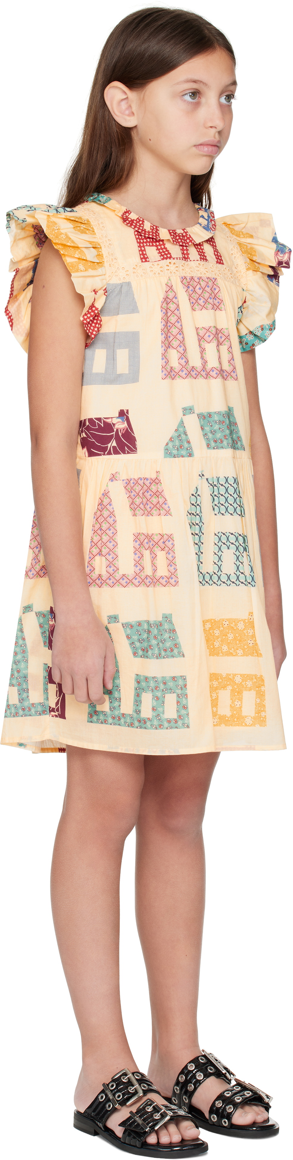 SEA NY Kids Beige Anneliese Dress
