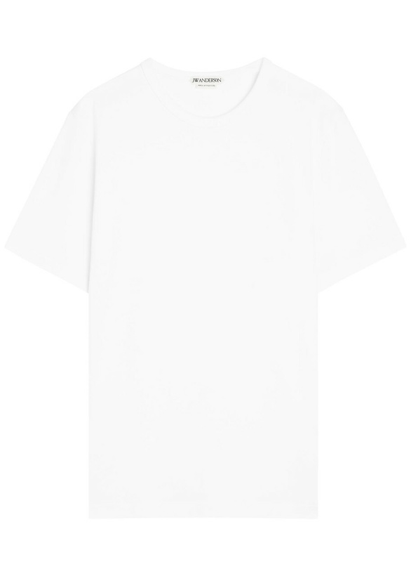 Photo: JW Anderson Logo-embroidered Cotton T-shirt White