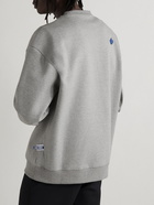 Maison Kitsuné - Ader Error Oversized The Bluest Fox Appliquéd Cotton-Blend Jersey Sweatshirt - Unknown