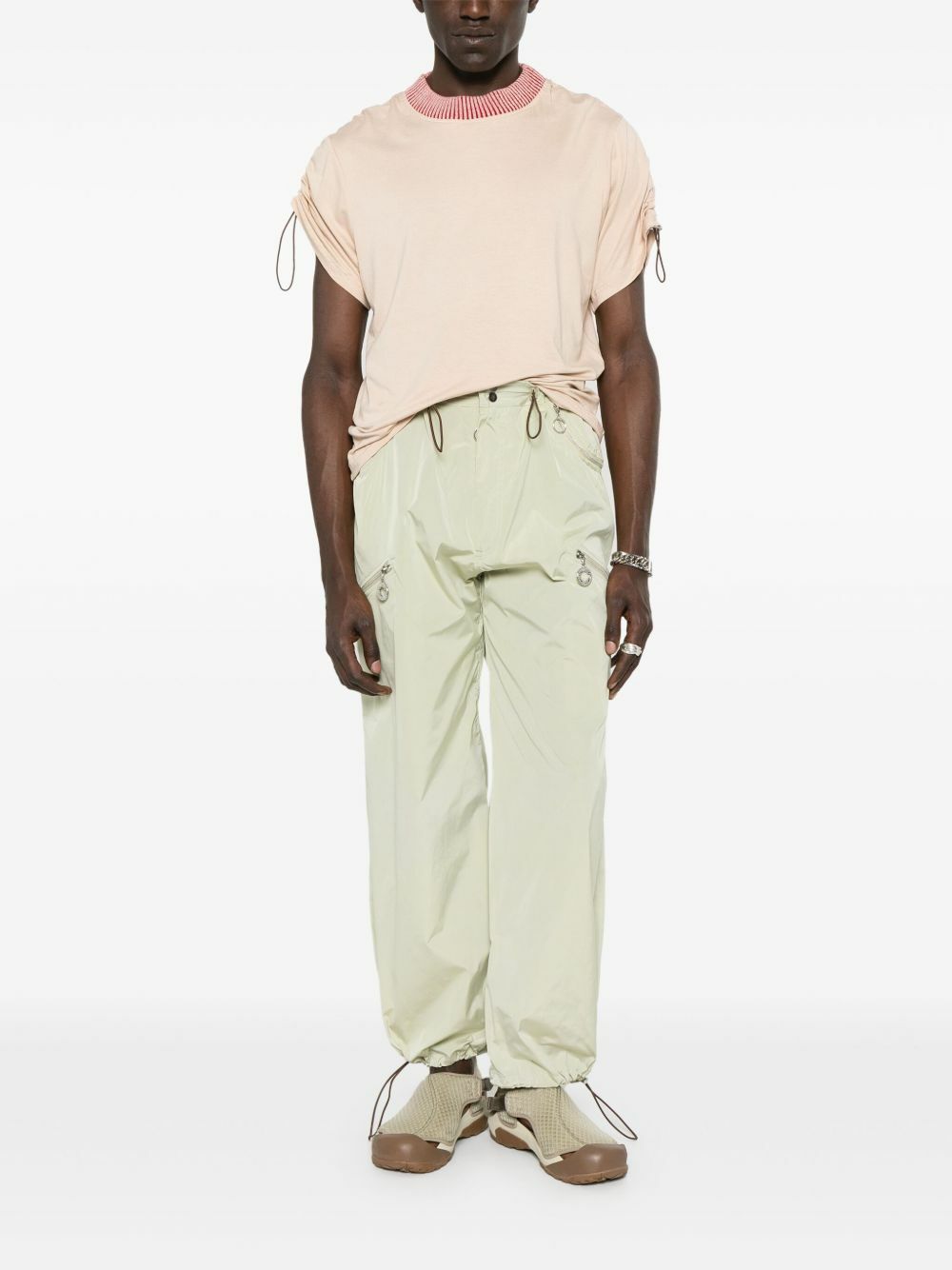 Charlie Constantinou Elasticated-Waist Parachute Trousers