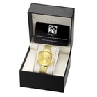 Swan & Edgar Pastel Automatic Gold Dial Ladies Watch SEL003