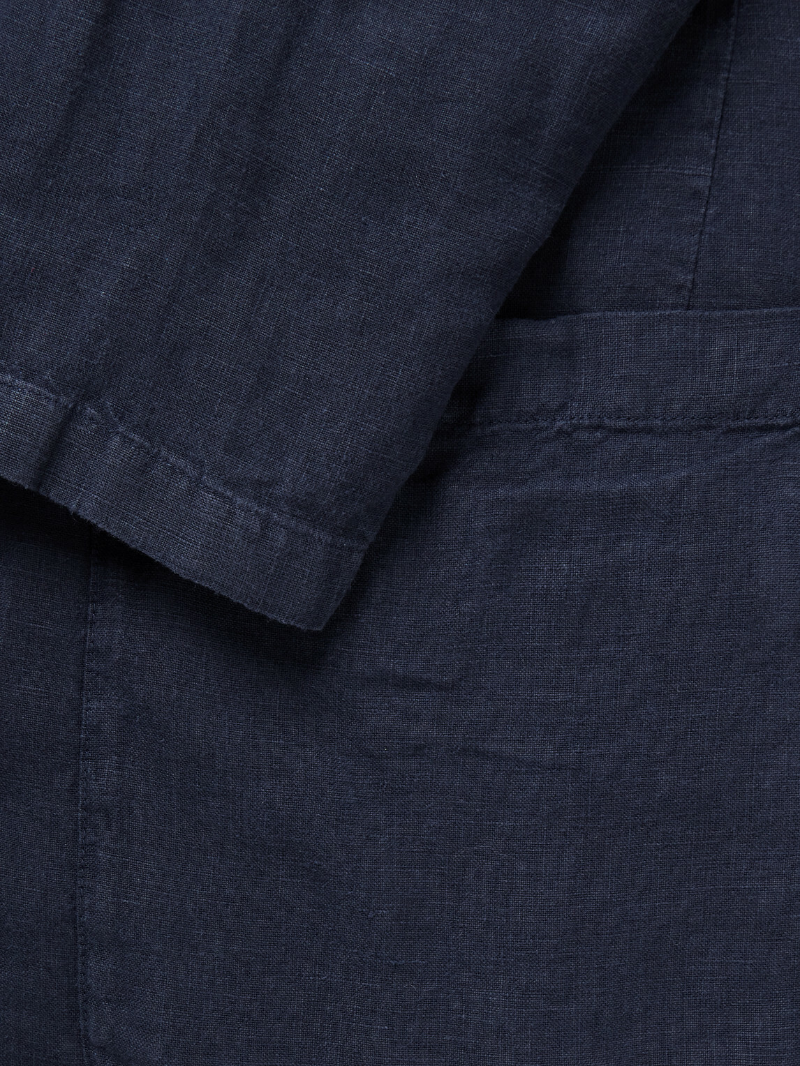 Hartford - Jobby Pat Linen Suit Jacket - Blue