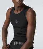 Alexander McQueen Cotton tank top
