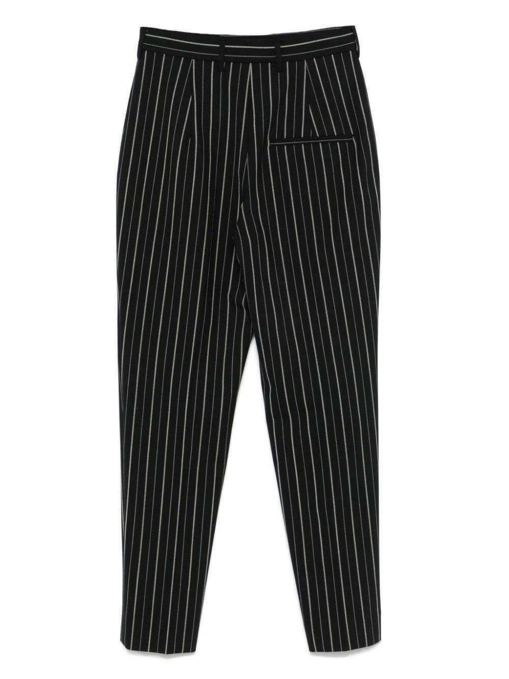 VIVIENNE WESTWOOD パンツ W CJ striped high-rise 917740 W CJ striped high-rise cotton shorts in purple - Vivienne